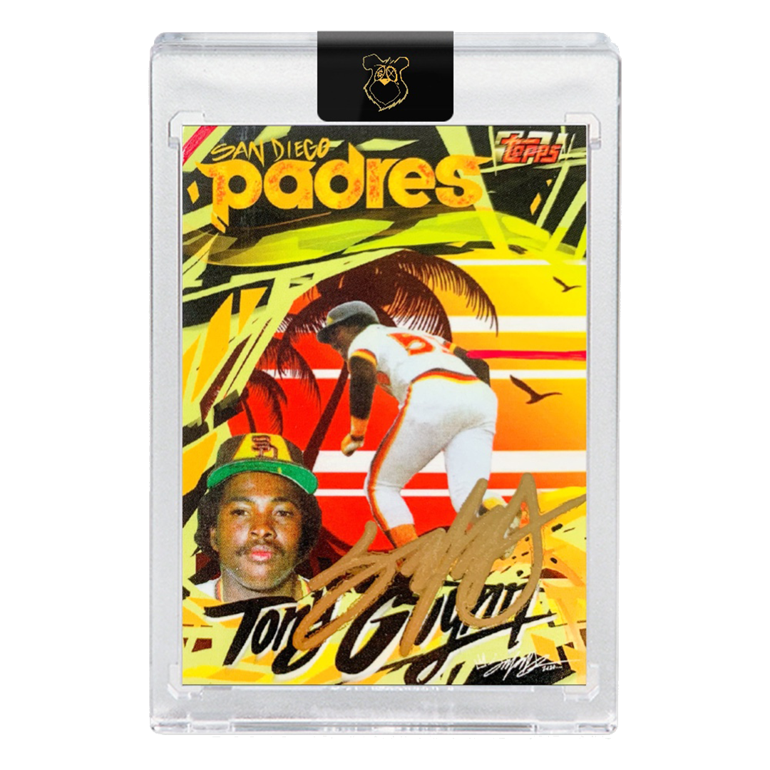 Edition of 99 - 1983 Tony Gwynn - GOLD AUTOGRAPH – King Saladeen Art