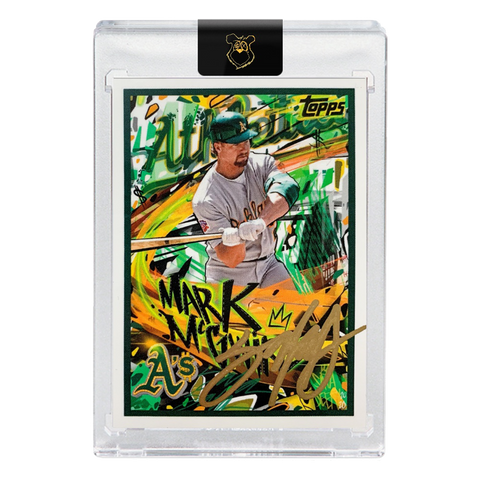 Edition of 99 - 1987 Mark McGwire - GOLD AUTOGRAPH