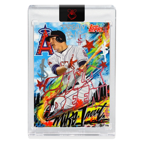 Edition of 15 - Hand Embellished - AP Edition - 2011 Mike Trout
